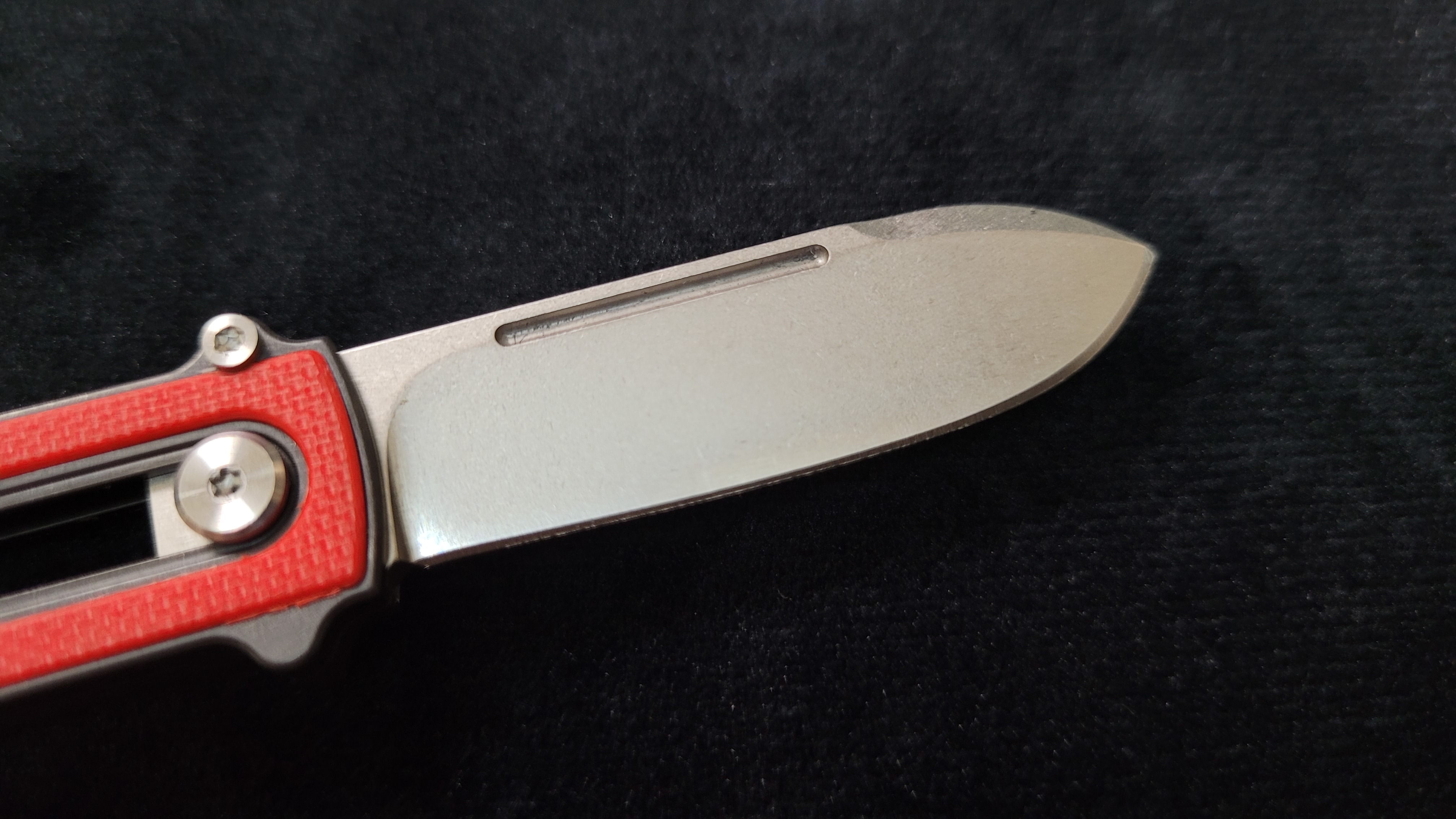 Zr BarloX with M390 Blade-for a short time Dealer's Cost Red Stonewash Blade