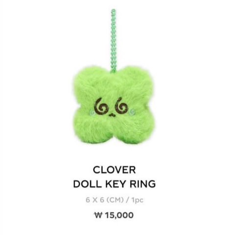 พวงกุญแจ DOYOUNG [Dearest Youth,] CLOVER DOLL KEY RING
