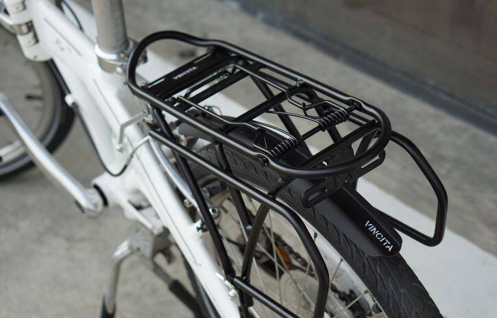 ตะแกรงหลังรถพับ16-20" ตะแกรงท้าย VINCITA C010 REAR CARRIER SMALL WHEEL ,C010***มีเฉพาะสีดำ*** ตะแกรงรถพับ