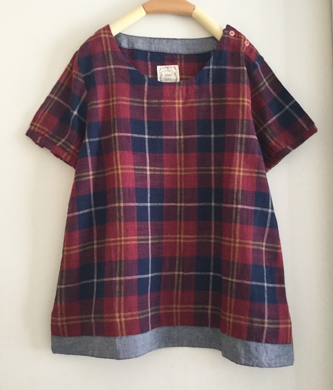 เสื้อผ้าฝ้ายนุ่มลายสก็อต