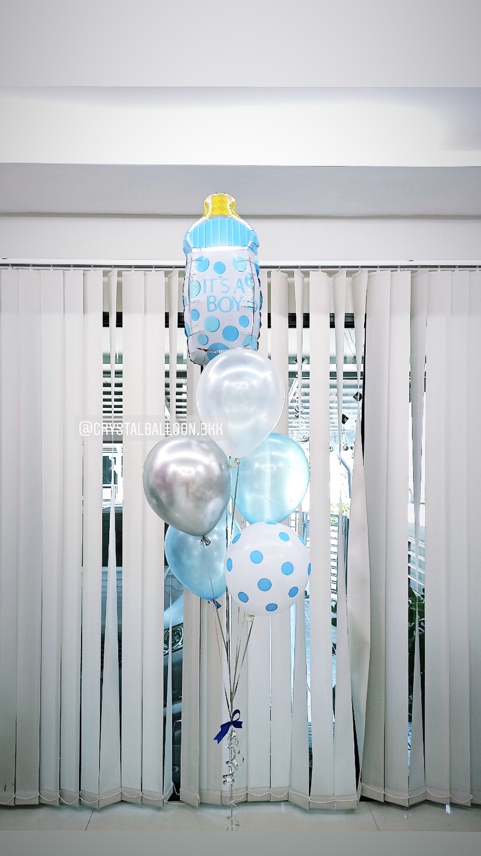 ลูกโป่ง Welcome Baby เด็กชาย โทนสี ฟ้า สดใส พร้อมตกแต่ง ช่อลูกโป่ง 1 ช่อ,ฟอยล์ขวดนม 1 ชิ้น สามารถเปลี่ยนสีลูกโป่ง/เปลี่ยนฟอยล์ตกแต่งได้