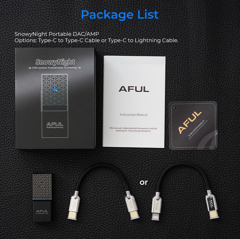 SnowyNight DAC/AMP พกพา ประสิทธิภาพสูง ชิป DAC CS43198 x2 ประกันศูนย์ไทย