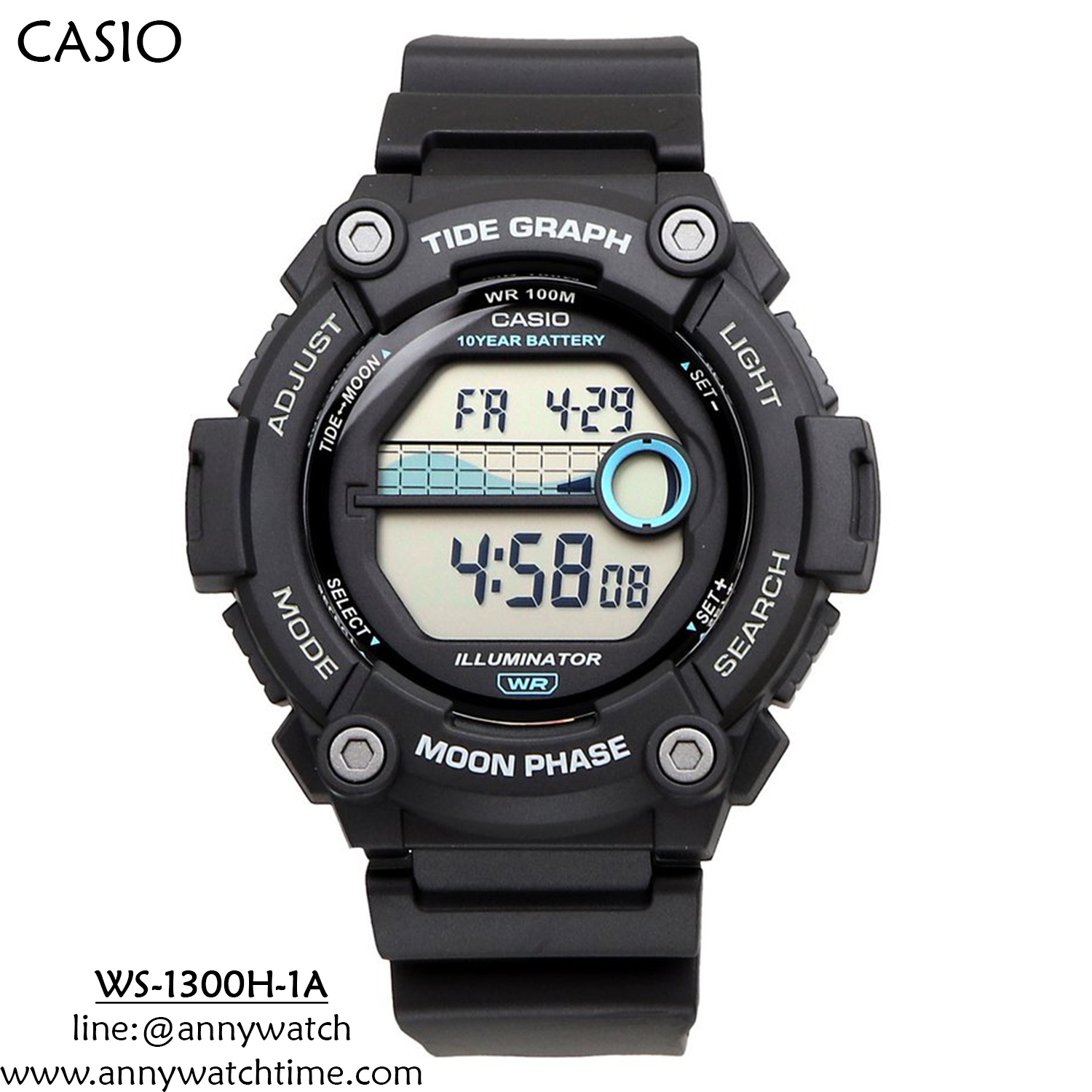 CASIO WS-1300H-1A