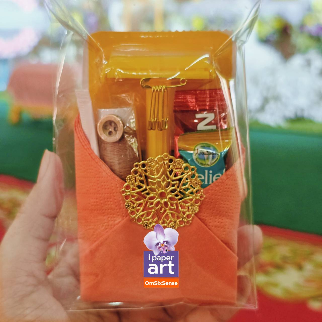 สังฆทานจิ๋ว9อย่าง ใส่บาตร ถวายพระ | ชุดบูชาอย่างดี ชุดถวายพระธุดงค์