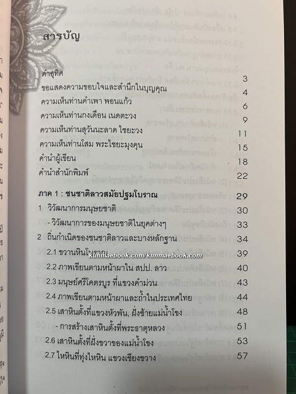 ความเป็นมาของชนชาติลาว เล่ม 1 : การตั้งถิ่นฐานและการสถาปนาอาณาจักร โดย บุนมี เทบสีเมือง / ไผท ภูธา แปล
