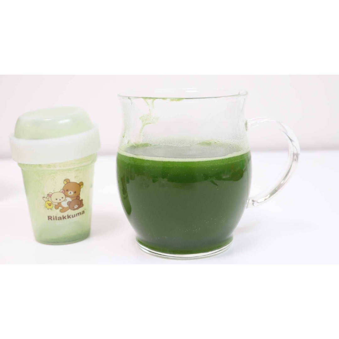 Matcha rilakkuma ชาเขียวลิลัคคุมะ 本格抹茶 เซ็ตกระป๋องและชาเขียว 8 ซอง
