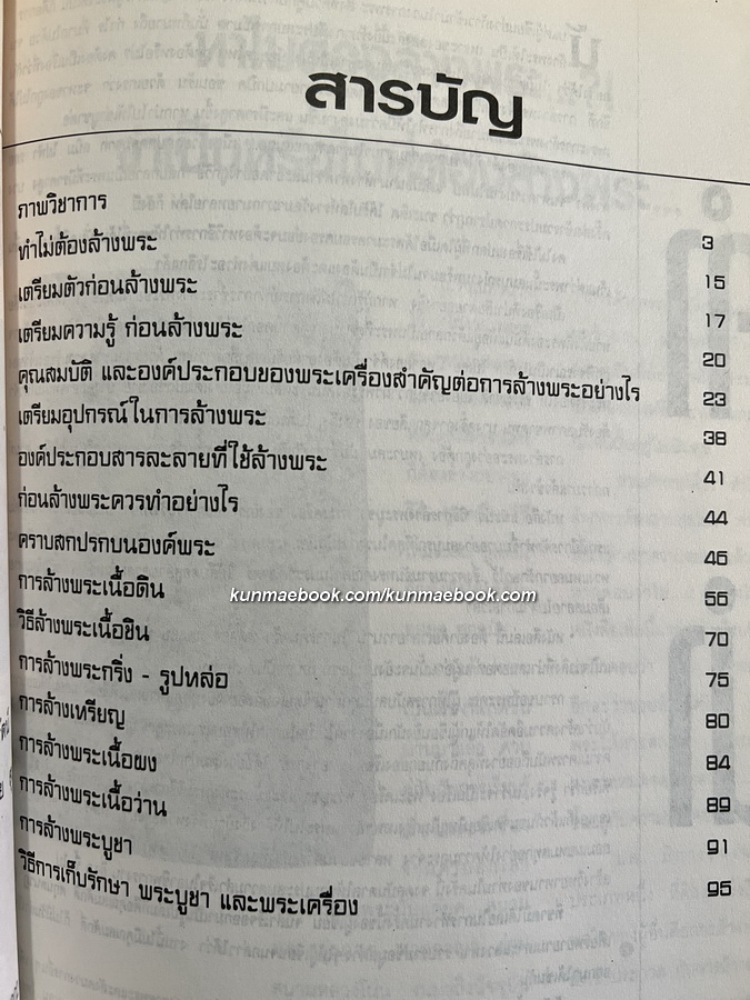 หนังสือวิธีการล้างพระบูชา พระเครื่อง เเละการระวังรักษา จัดทำโดยนิตยสารคเณศ์พร พระเครื่อง