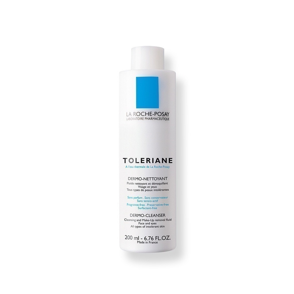 ลา โรช-โพเซย์ La Roche-Posay TOLERIANE DERMO CLEANSER โลชั่นน้ำนมทำความสะอาดผิวหน้า 200ml