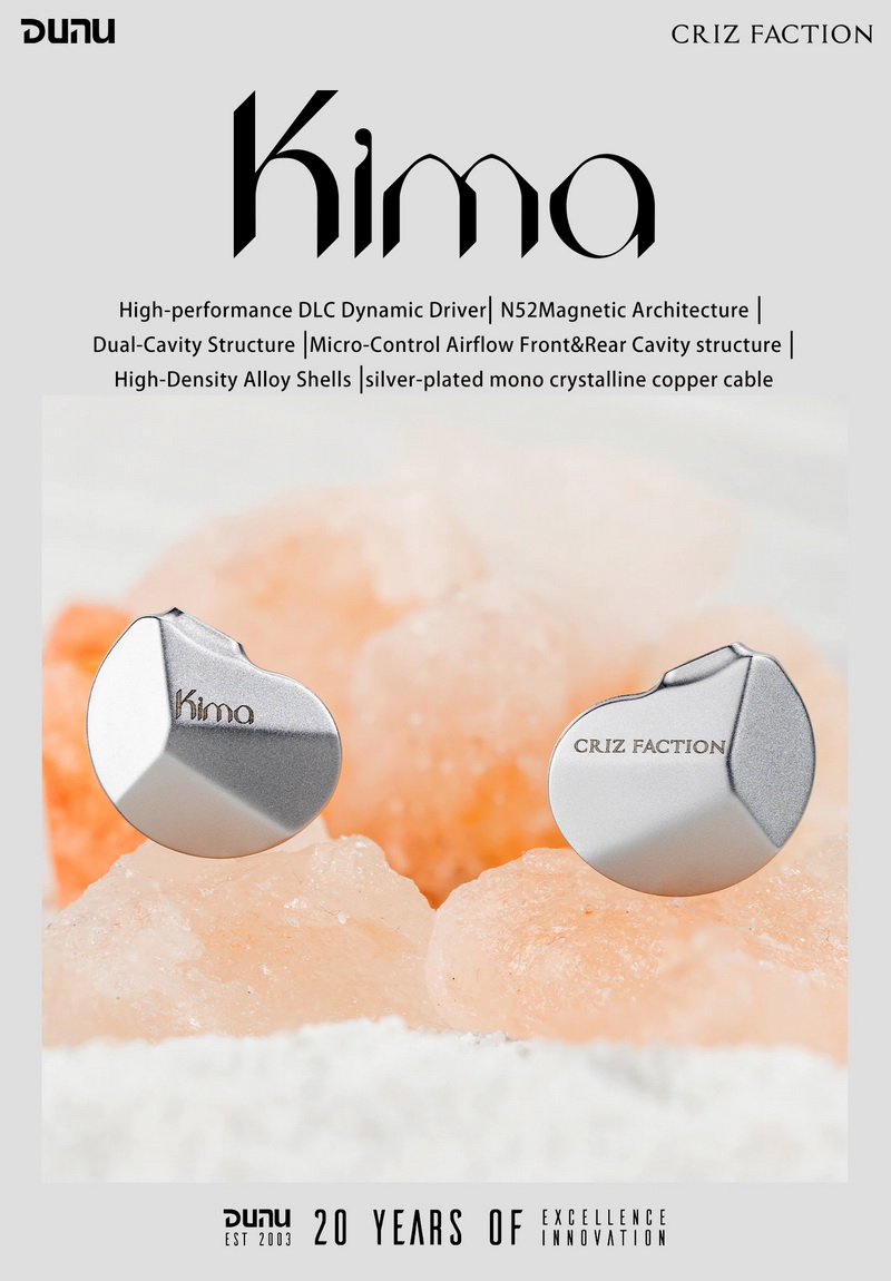 ขาย DUNU KIMA หูฟังไดรเวอร์ DLC Dynamic ประสิทธิภาพสูง ประกันศูนย์ไทย