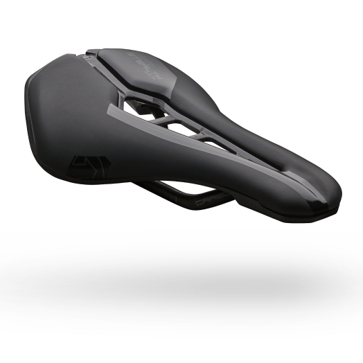 PRO อานนั่งคาร์บอน, STEALTH CURVED TEAM, สีดำ, 142MM, 152MM.