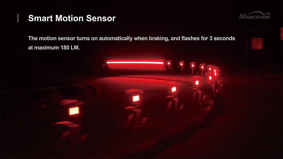 Magicshine SEEMEE 180 ไฟท้ายจักรยาน 180 LUMENS Smart Tail Light ให้ความสว่าง ปลอดภัย และความสวยงานในตัวเดียวกัน