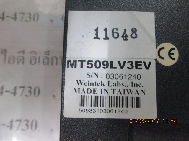 LCD TOUCH SCREEN “ WEINTEK ” รุ่น MT509LV3EV
