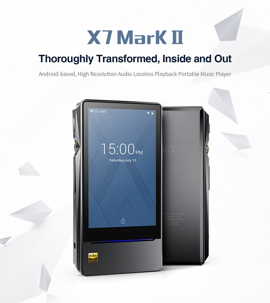 Fiio X7 Gen2 X7ii X7MarkII เครื่องเล่นเพลงความละเอียดสูง ระดับท๊อป รองรับ Bluetooth Wifi ระบบแอนดรอย