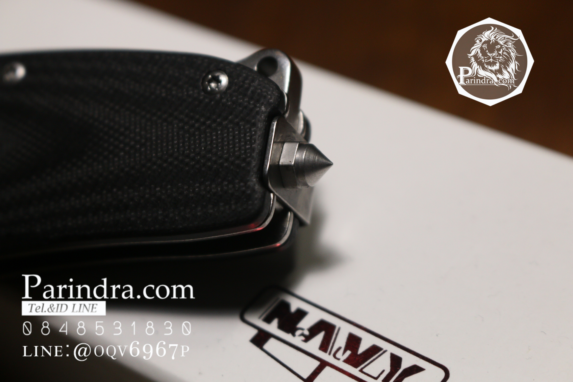 มีดพับ Navy รุ่น K806B สีดำ ใบสีเงิน ด้าม G10 ทรงสวย ของแท้ 100%