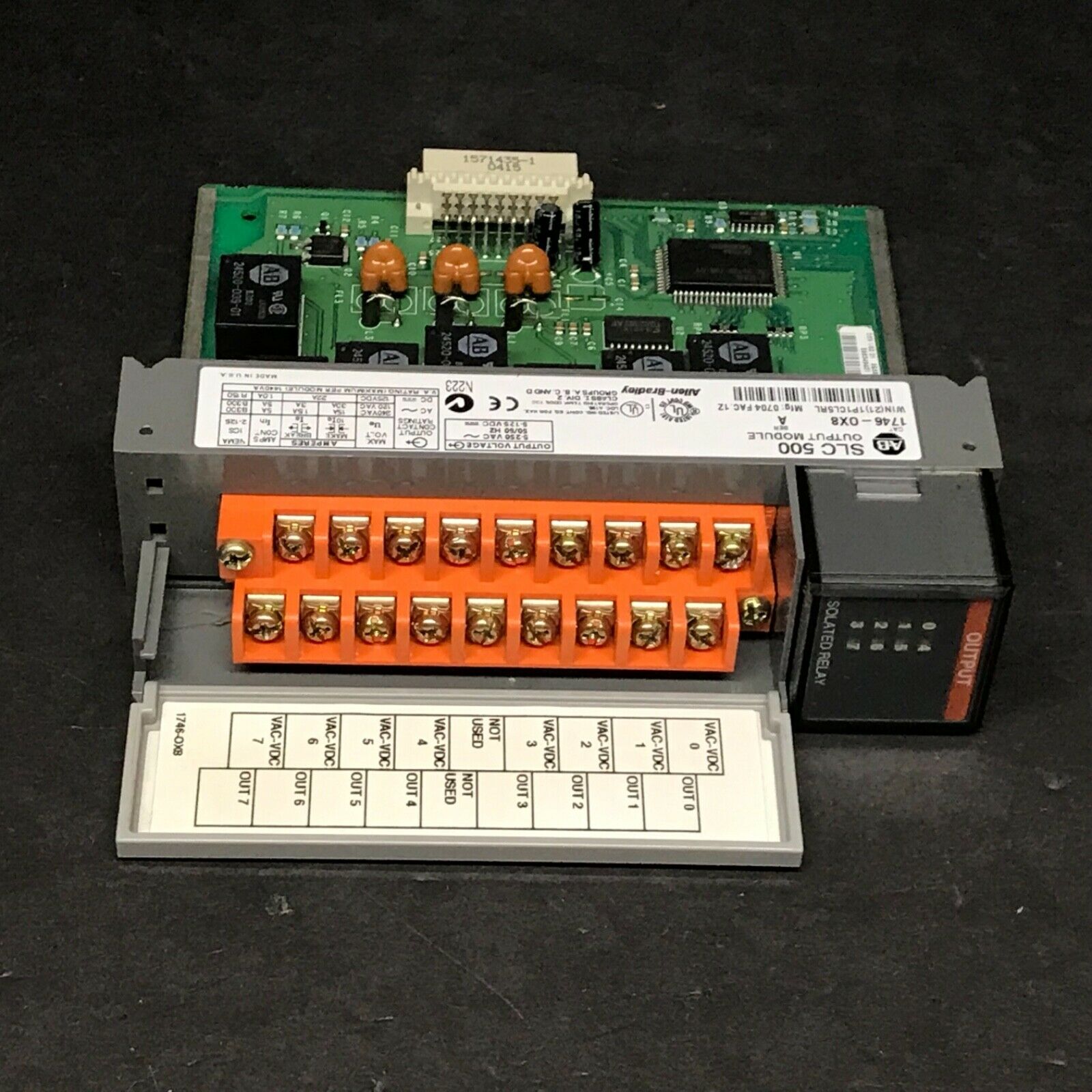 1746-OX8 SLC500 PLC " ALLEN-BRADLEY "