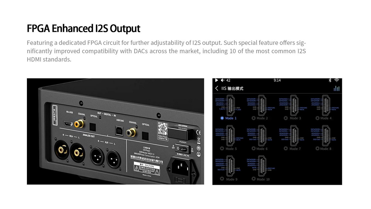 [สั่งจองล่วงหน้า] Shanling MCD1.3 เครื่องเล่นซีดีดิจิตอลชิป AK4499EX+TPA6120 รองรับ MQA-CD, LDAC ประกันศูนย์ไทย