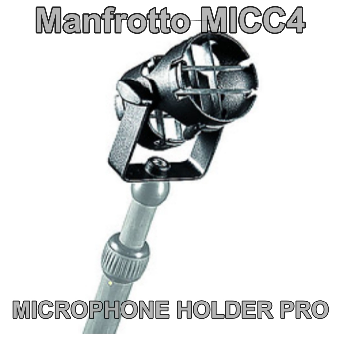 ที่ใส่ไมโครโฟน Manfrotto MICC4 MICROPHONE HOLDER PRO ประกันศูนย์ 5 ปี