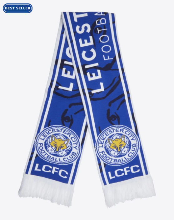 ผ้าพันคอเลสเตอร์ ซิตี้ Leicester City Crest ของแท้