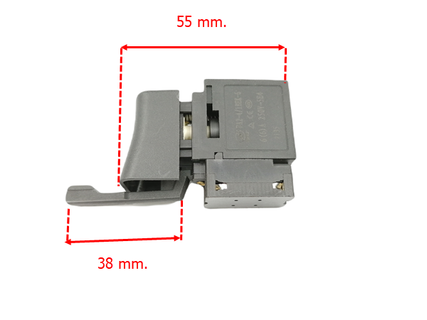สวิทช์ #3 สว่าน Makita-Maktec ปรับ ซ้าย-ขวา ใช้ได้หลายรุ่น เช่น MT60, MT603, MT607, MT651, MT653, MT814, M0600, M0801, M0810, M6001, M6002, M6501, HP1630, 6412 เป็นต้น