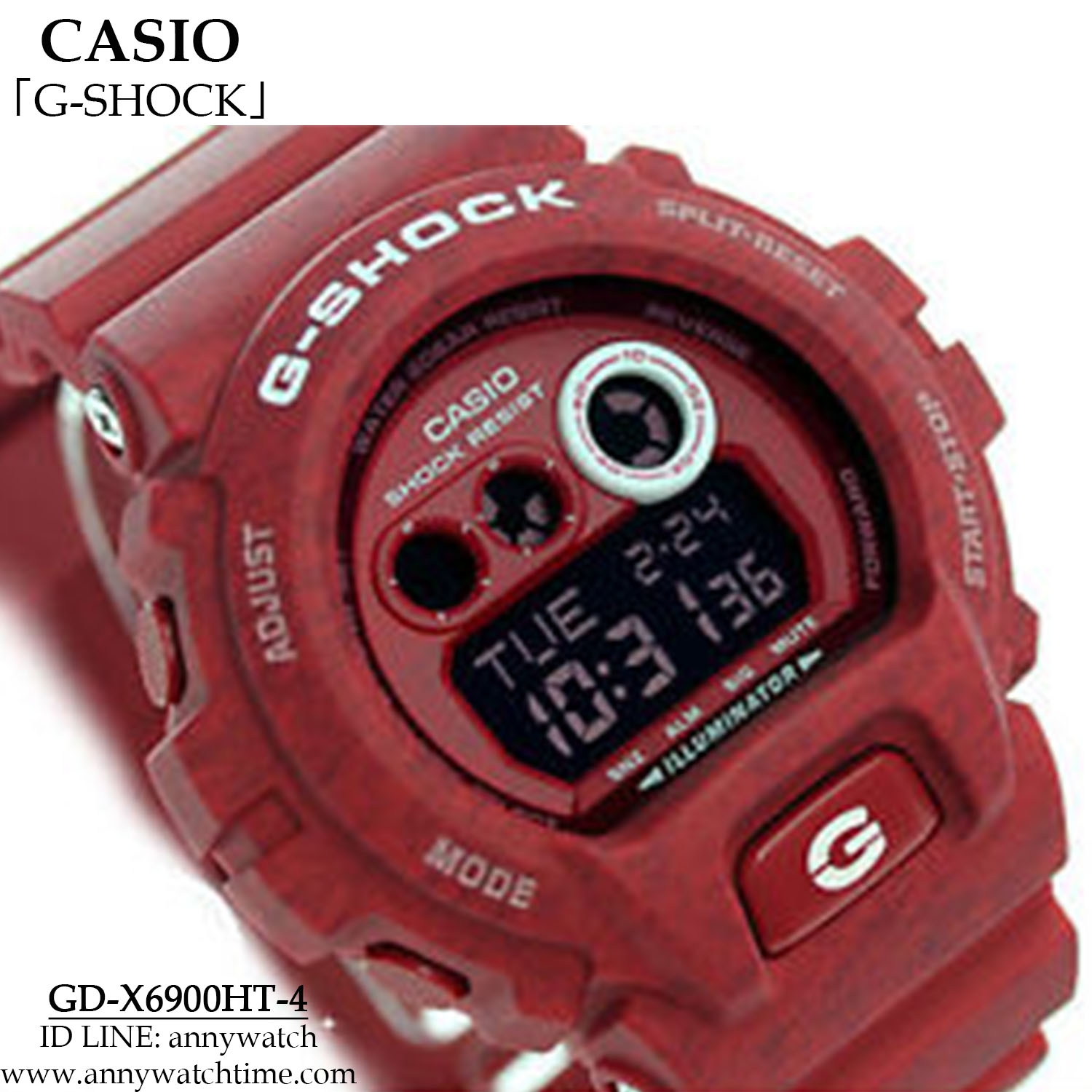 G-SHOCK GD-X6900HT-4 - จำหน่ายนาฬิกาของแท้ 100% รับซ่อมนาฬิกา