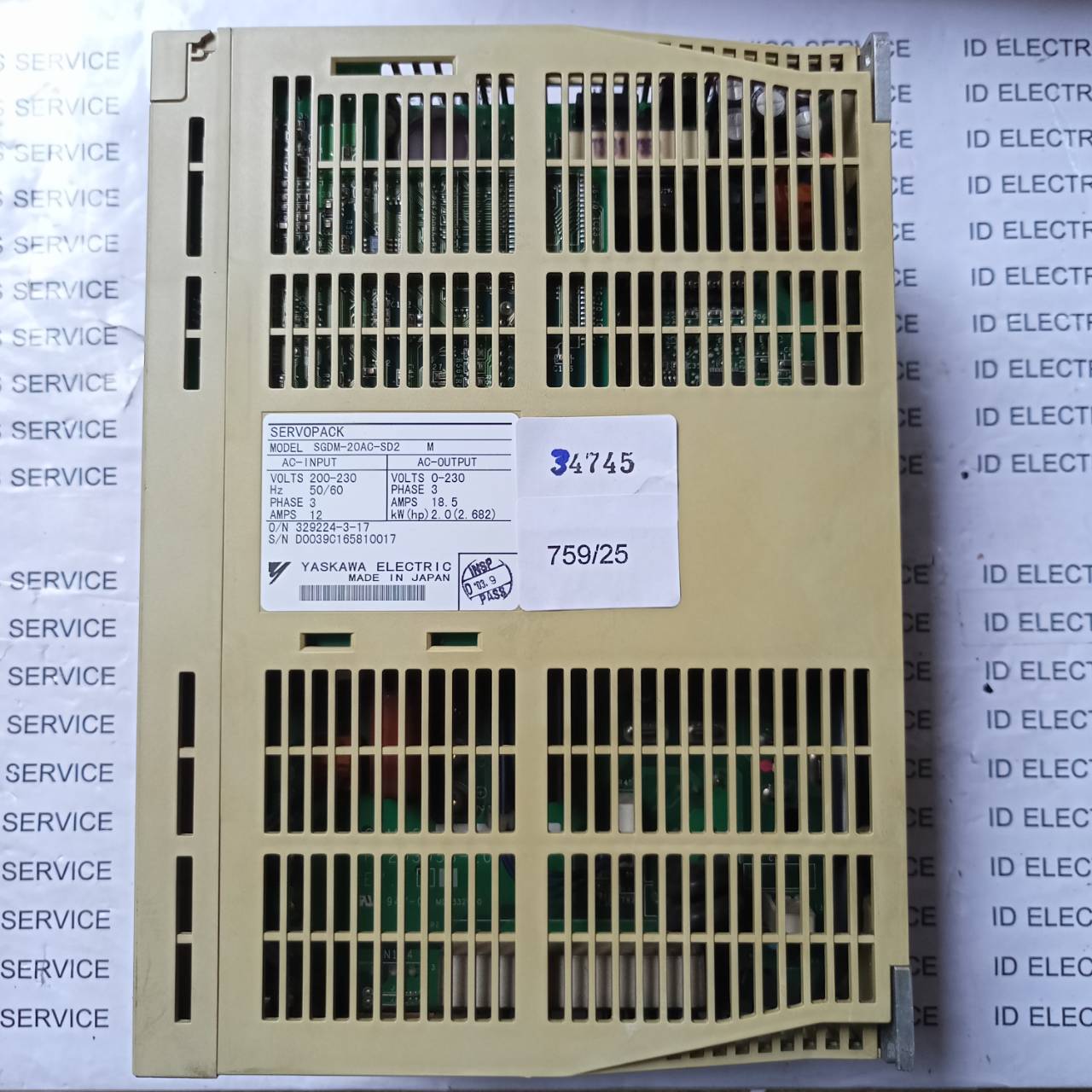 SGDM-20AC-SD2 SERVO DRIVE " YASKAWA "