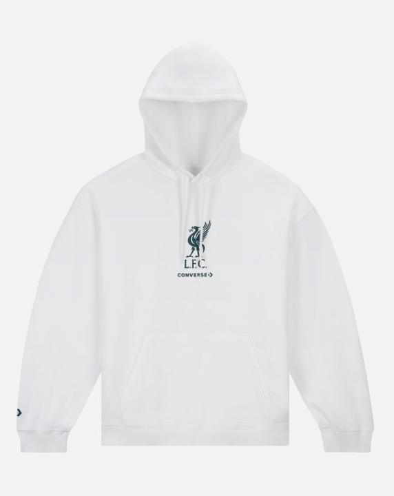 เสื้อฮู้ดลิเวอร์พูล LFC x Converse สีขาวของแท้