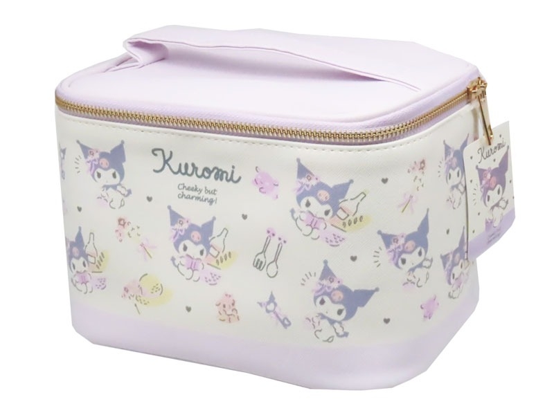 กระเป๋าเครื่องสำอาง kuromi ลิขสิทธิ์แท้ sanrio จากญี่ปุ่น