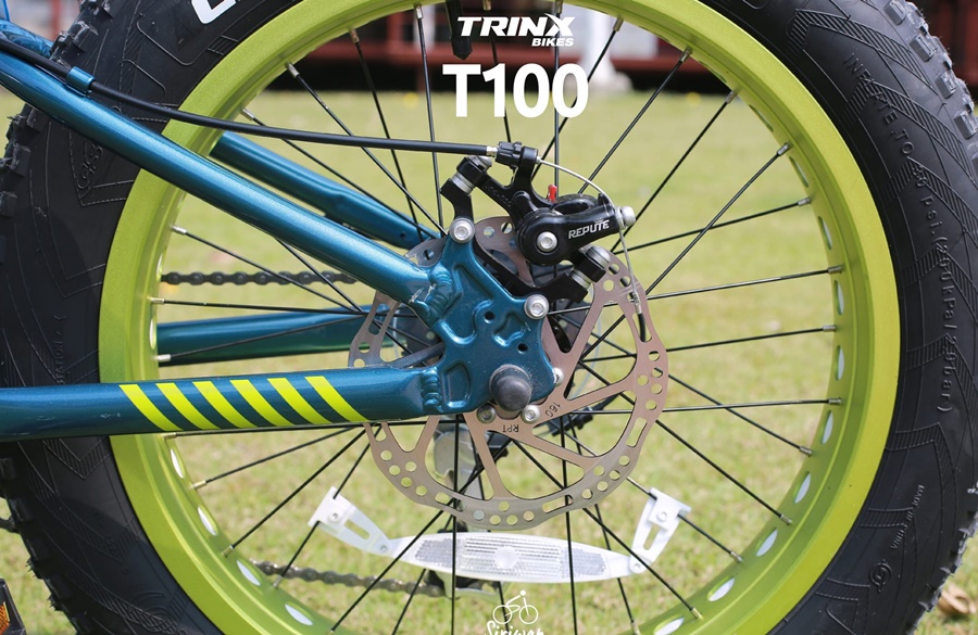 จักรยานมินิ Fatbike ล้อโต Trinx T100 เกียร์ชิมาโน่ 7สปีด เฟรมอลู ล้อ20นิ้ว, TRINX MY2023
