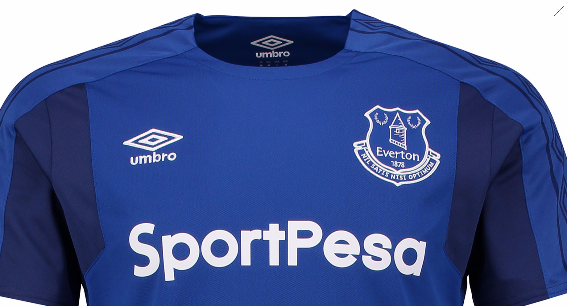 เสื้อเอฟเวอร์ตั้น 2017 2018 ทีมเหย้าของแท้ Everton Home Shirt 2017/18