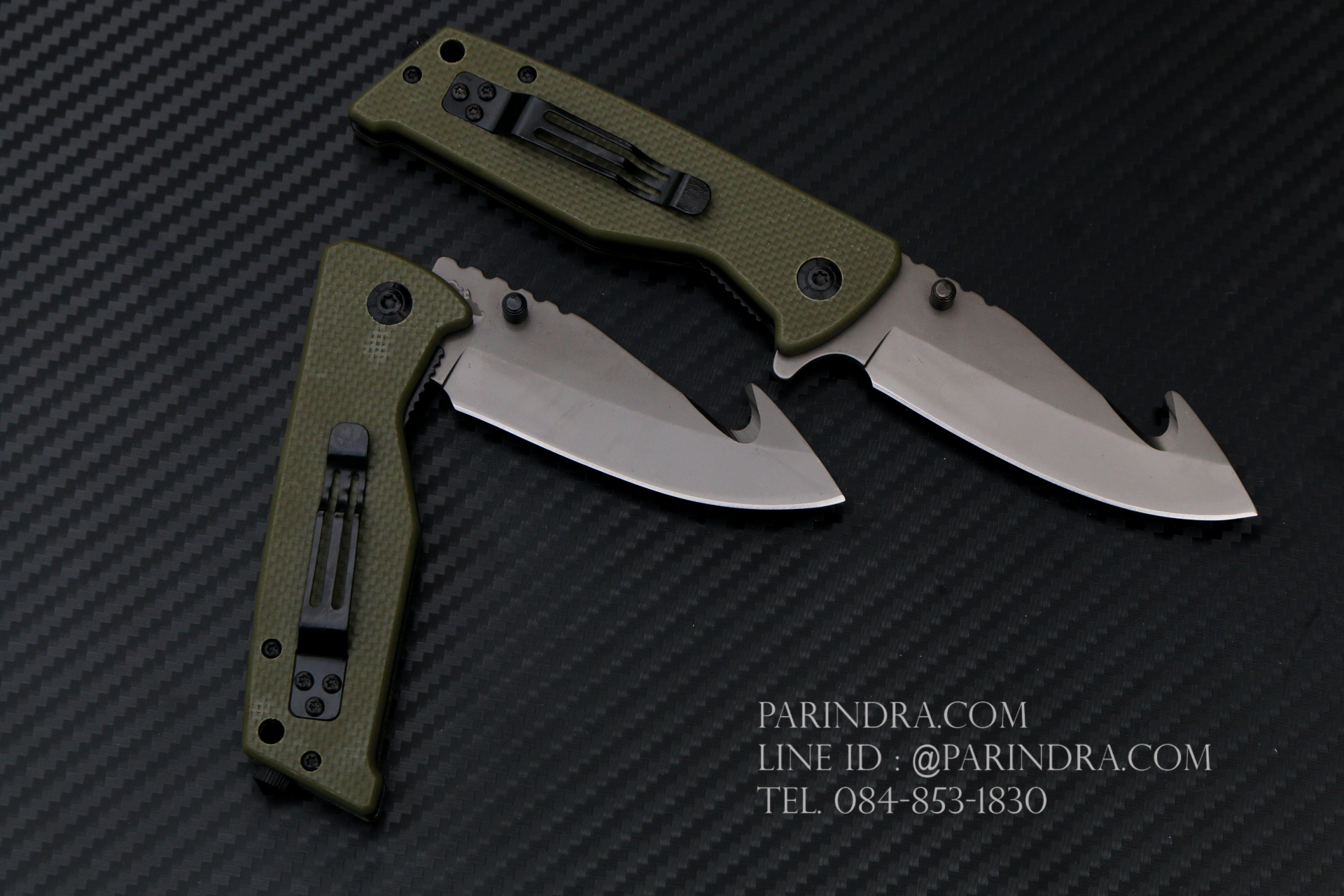 มีดพับ เบเร็ตต้า BERETTA X23 ด้ามสีเขียวทหาร