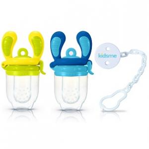 ชุดจุกใส่อาหารเด็กชุดคู่ (ขนาดเล็ก) Food Feeder Double Pack with Pacifier (S)