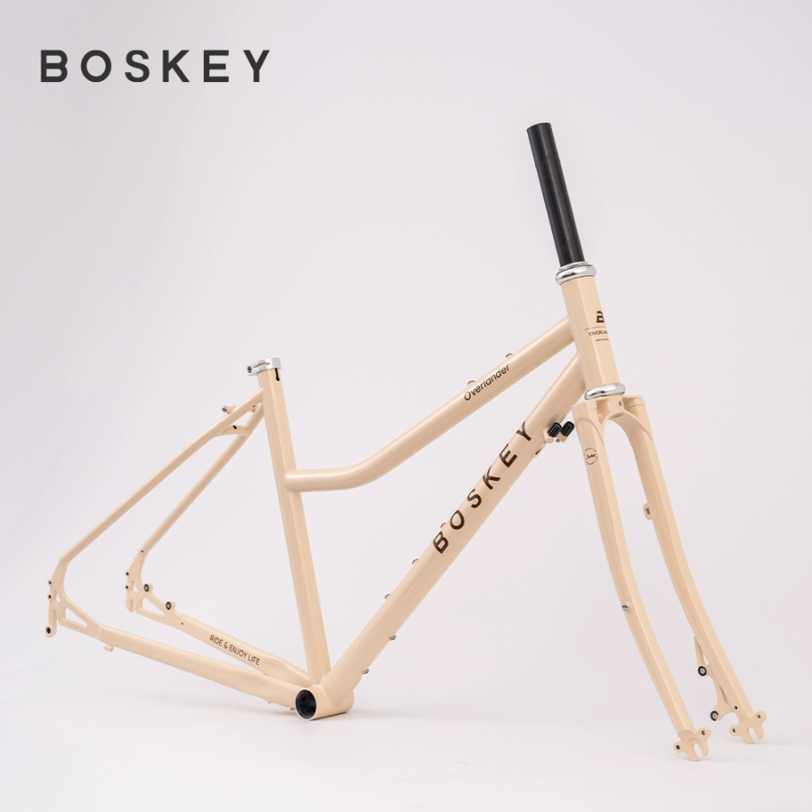 BOSKEY Overlander Cro-Mo 4130 Steel Frame – กรอบจักรยานกราเวลสตีลโครโมลี รับน้ำหนักได้สูง พร้อมช่องติดตั้งดิสก์เบรก