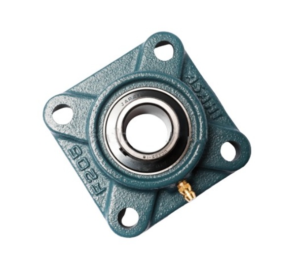 ตลับลูกปืนตุ๊กตา ทรงสี่เหลื่ยม รูเพลา 1 นิ้ว (8 หุน) ASAHI อาซาฮี รุ่น UCF205-16 Pn.A211-0115 (แท้) ##