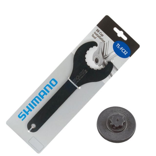เครื่องมือถอดกะโหลกกลวง Deore, LX, XT, XTR รุ่น TL-FC16/32 (ปะแจขันจาน XTR, TL-FC32 + ฝาพลาสติค FC-16)