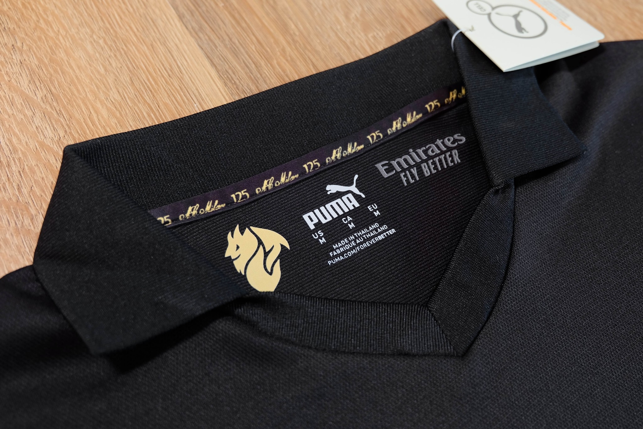 AC Milan 125th Anniversary Black Vintage Jersey เสื้อเอซีมิลานย้อนยุคแขนยาว