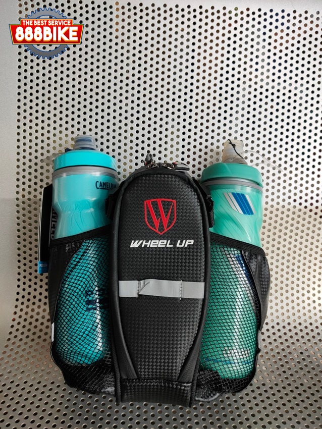 กระเป๋าใต้อานจักรยาน WHEEL UP ใส่ขวดน้ำได้ 2 ใบ