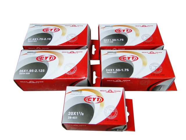 ยางใน chaoyang,20x1 1/8 AV48 ,Y051008 หัวใหญ่