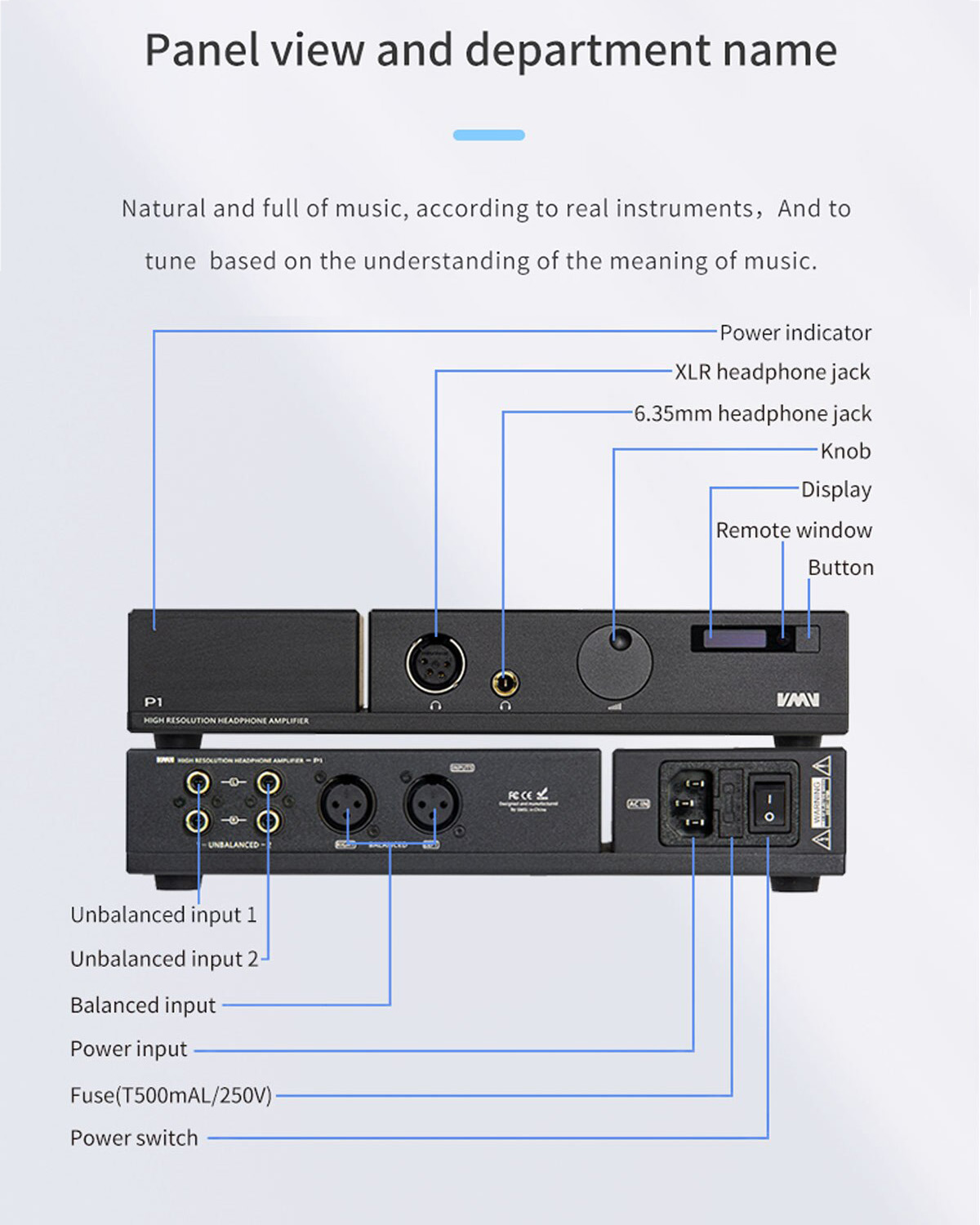 SMSL VMV P1 แอมป์ตั้งโต๊ะระดับ High-end รองรับ Hi-Res ประกันศูนย์ไทย