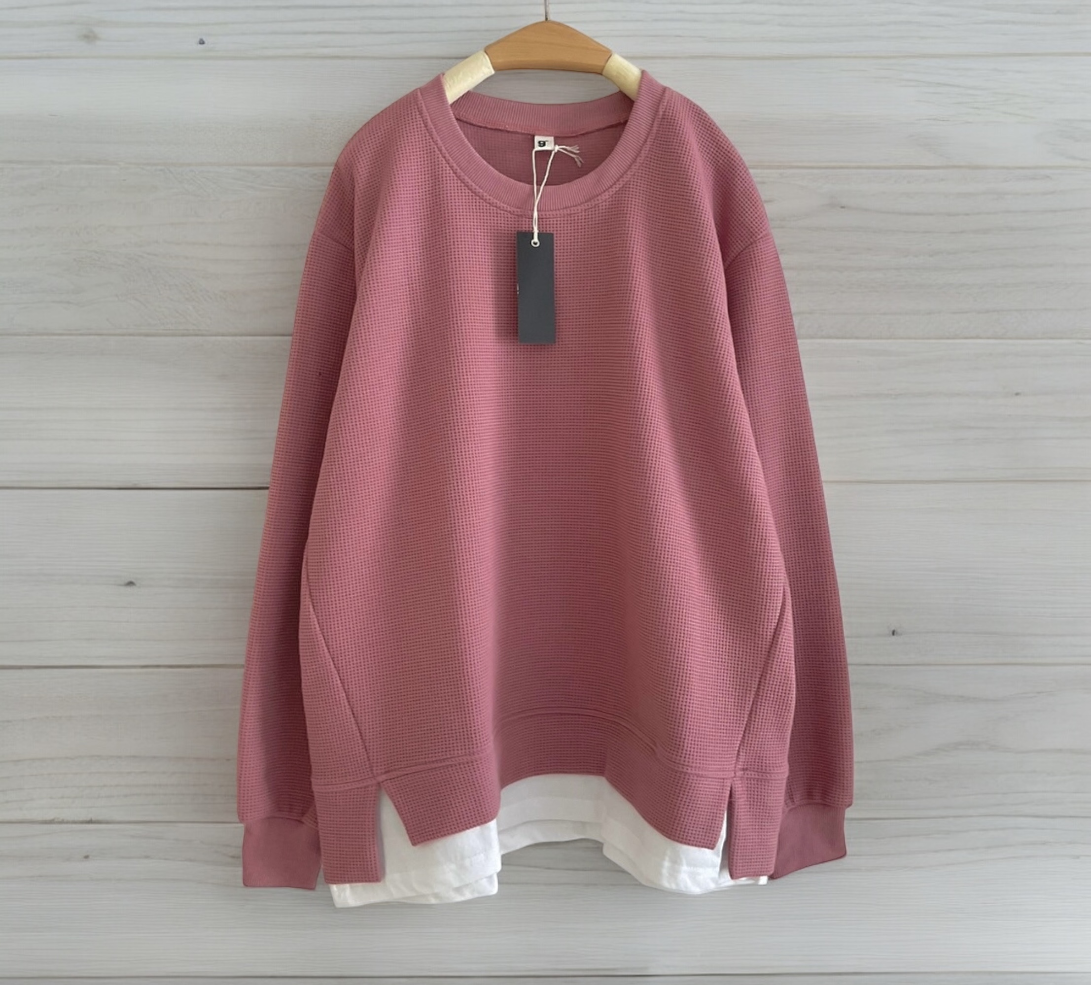 เสื้อยืดแต่งผ้าต่อชาย 9am