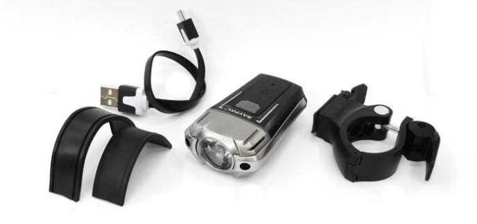 ไฟหน้า RAYPAL Front Light ชาร์ต USB, RPL-2273 สีดำ