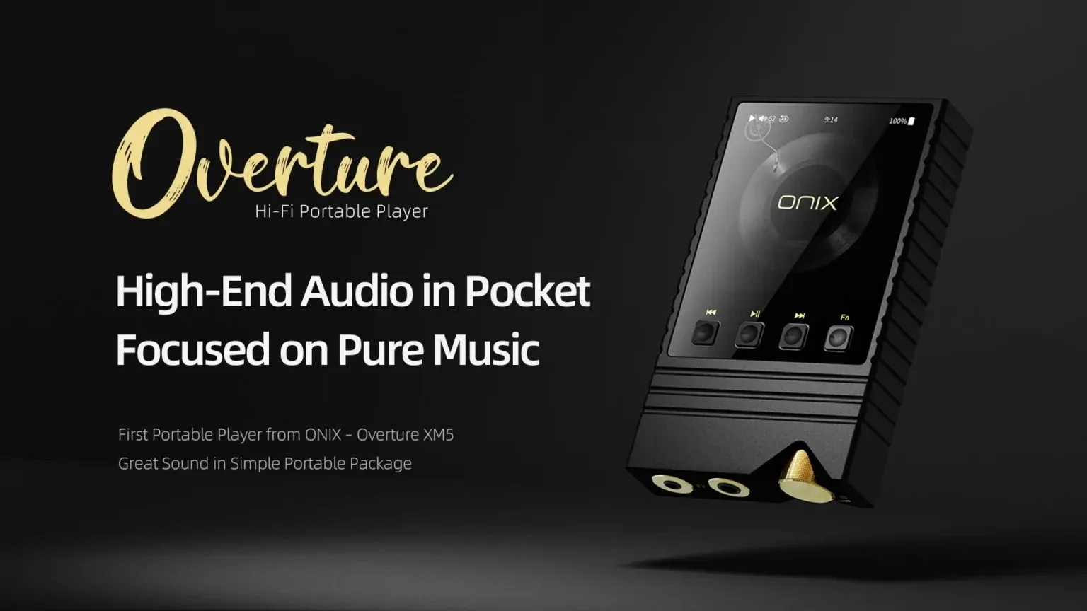 ONIX Overture XM5 DAP พกพาตัวแรกจากทาง ONIX ชิปเรือธง ESS ES9039PRO, TPA6120A2 x2 ประกันศูนย์ไทย