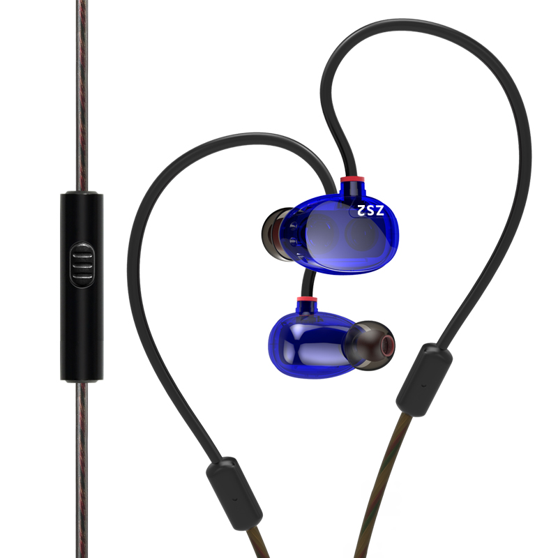 ขาย หูฟังอินเอียร์ KZ ZS2 หูฟังแบบ 2Driver รุ่นล่าสุด เพิ่มSubwoofer ให้เบสหนักขึ้น