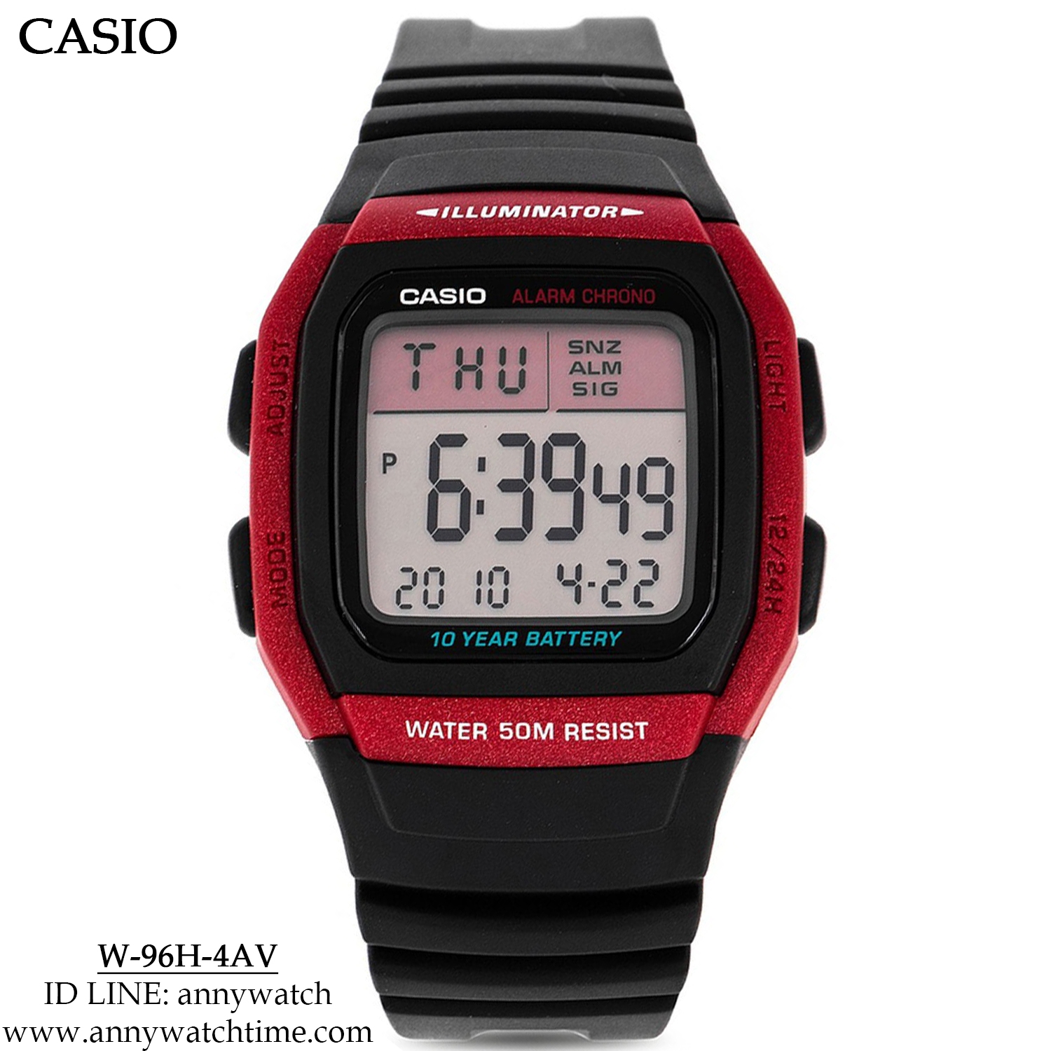CASIO W-96H-4AV