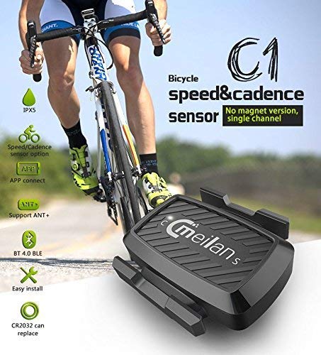 ตัววัดรอบขา Meilan C1 2 in 1 Bike Speed & Cadence Sensor, Bluetooth/ANT +