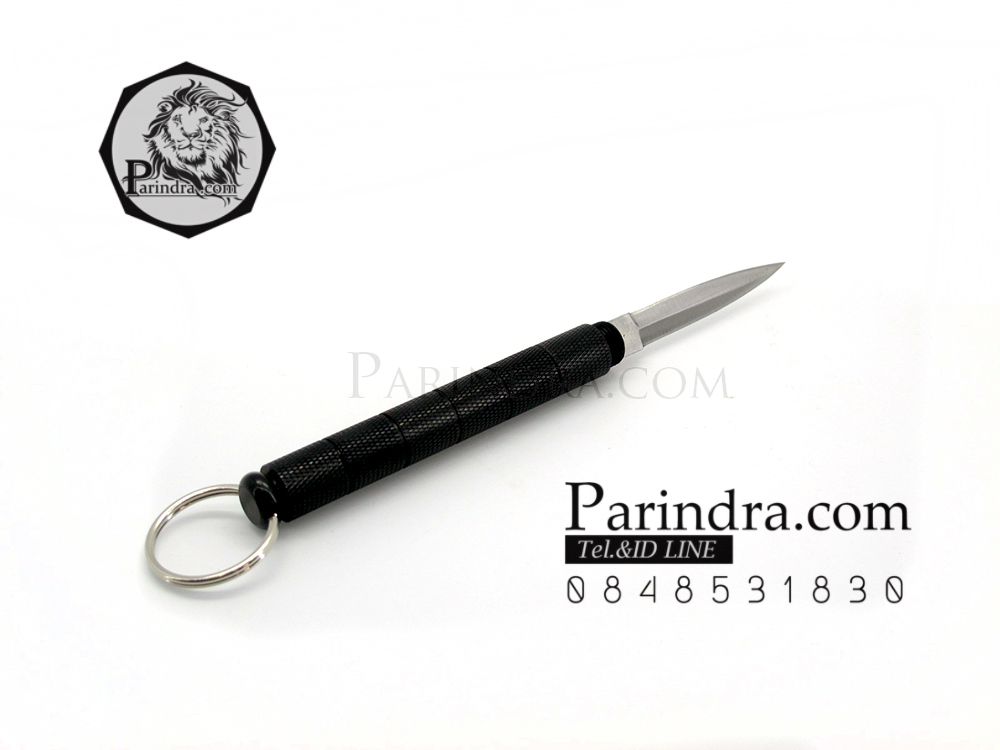 มีดปากกา เสือซ่อนเล็บ สีดำ ปกปิดมิดชิด