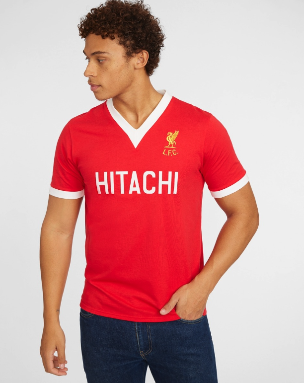 เสื้อย้อนยุคลิเวอร์พูล Hitachi 1979 Home ของแท้
