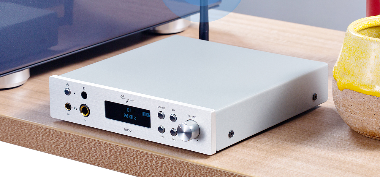 Cayin BTC-2 Bluetooth DAC/AMP ตั้งโต๊ะ ชิป ES9018K2M, Qualcomm QCC5125 รองรับ LDAC ประกันศูนย์ไทย