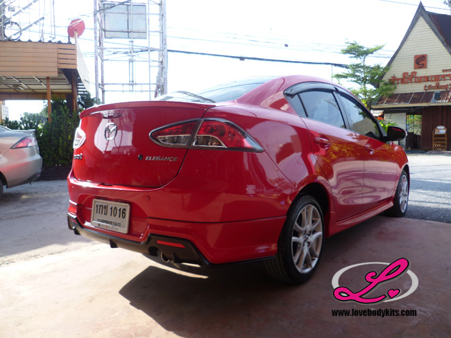 สเกิร์ตหลัง MAZDA 2 SEDAN LIMITED EDITION : 2011-2014 / 4 ประตู