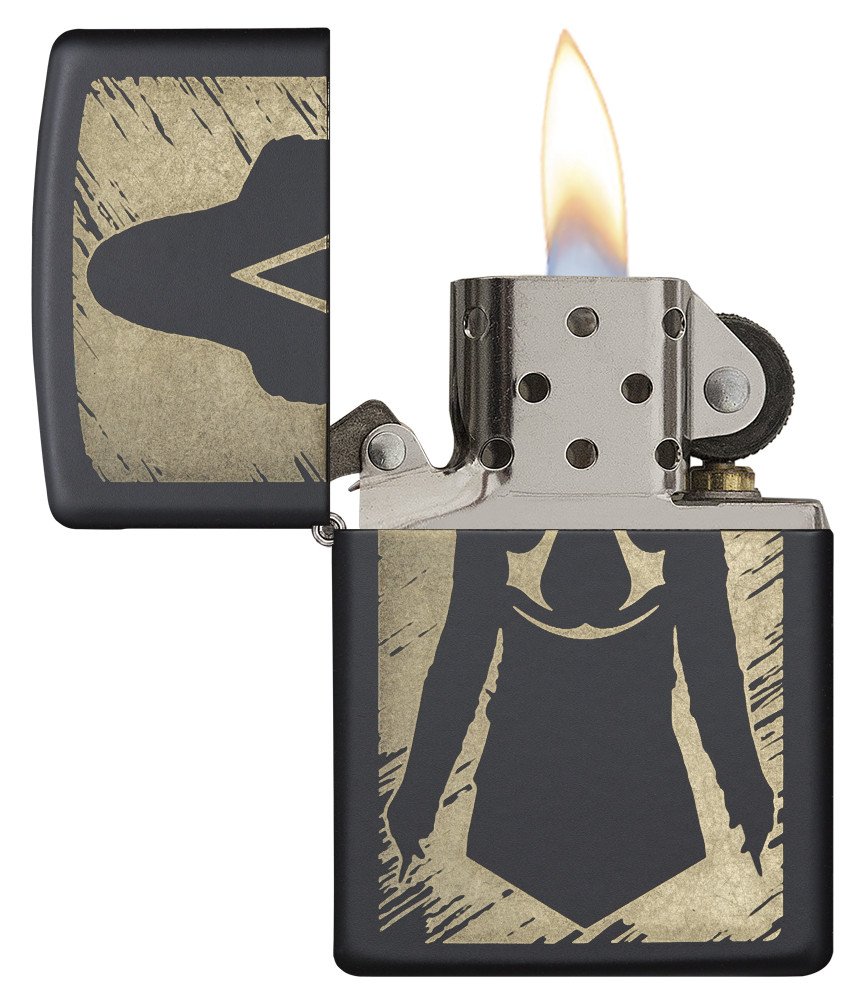 ไฟแช็คซิปโป้แท้ Zippo 29488 " Zippo Assassin's Creed® Silhouette of the Character " ของแท้ 100%