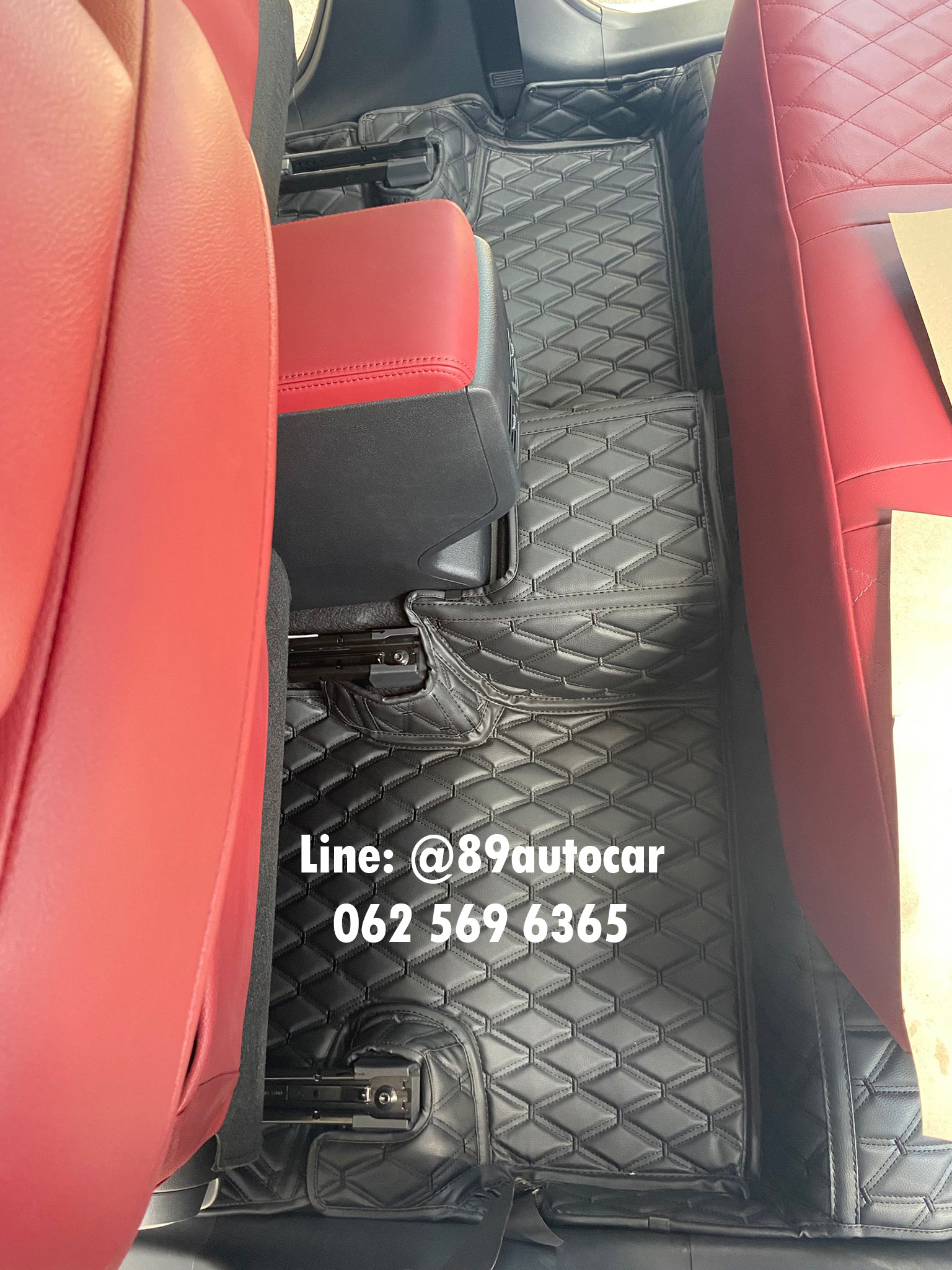 พรมรถยนต์ Toyota Yaris Ativ 2023 ปูพรมvvip สีดำด้ายดำ + ท้ายเก็บของ